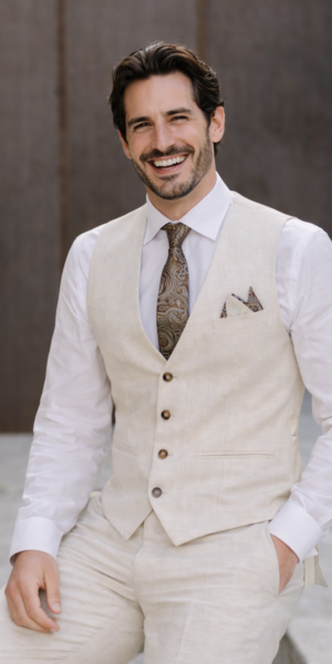 TRouwpak Roberto Vicentti ivoor/beige