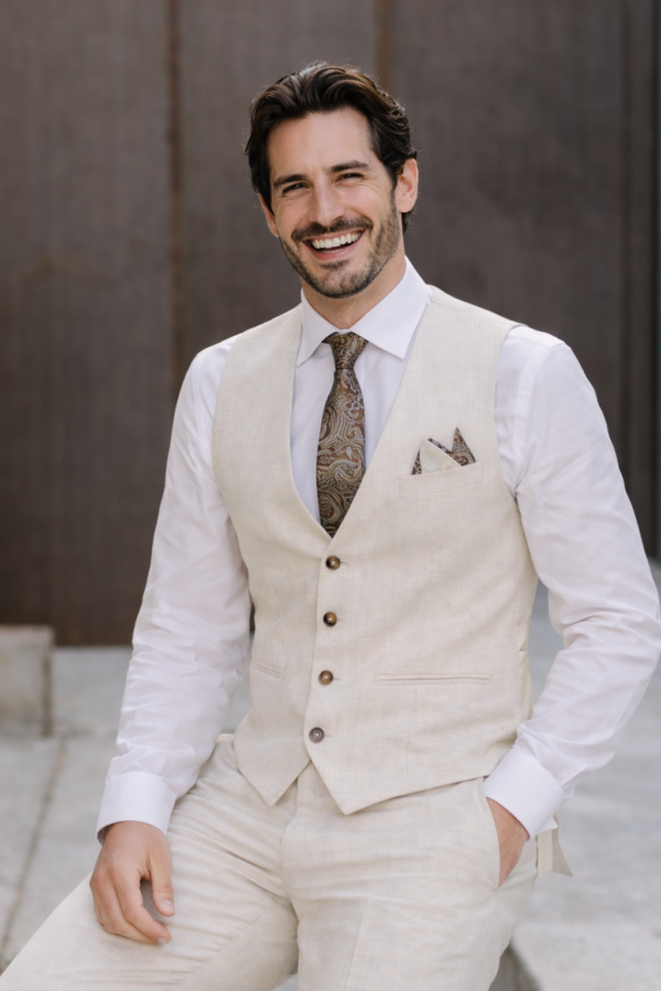 TRouwpak Roberto Vicentti ivoor/beige