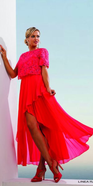 linea-raffaelli-rood-jurk-kanten-top