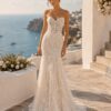 trouwjurk alouise, fishtail, kant